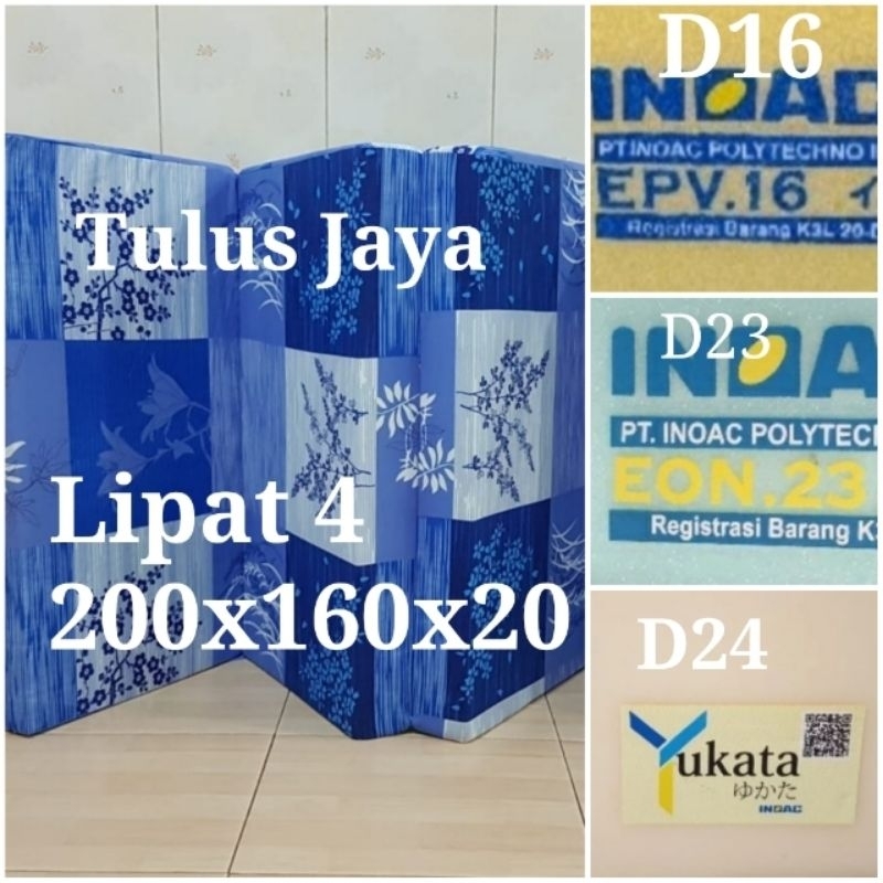200x160x20 Kasur Lipat/Kasur Lantai/Guest Bed/Kasur Piknik INOAC
