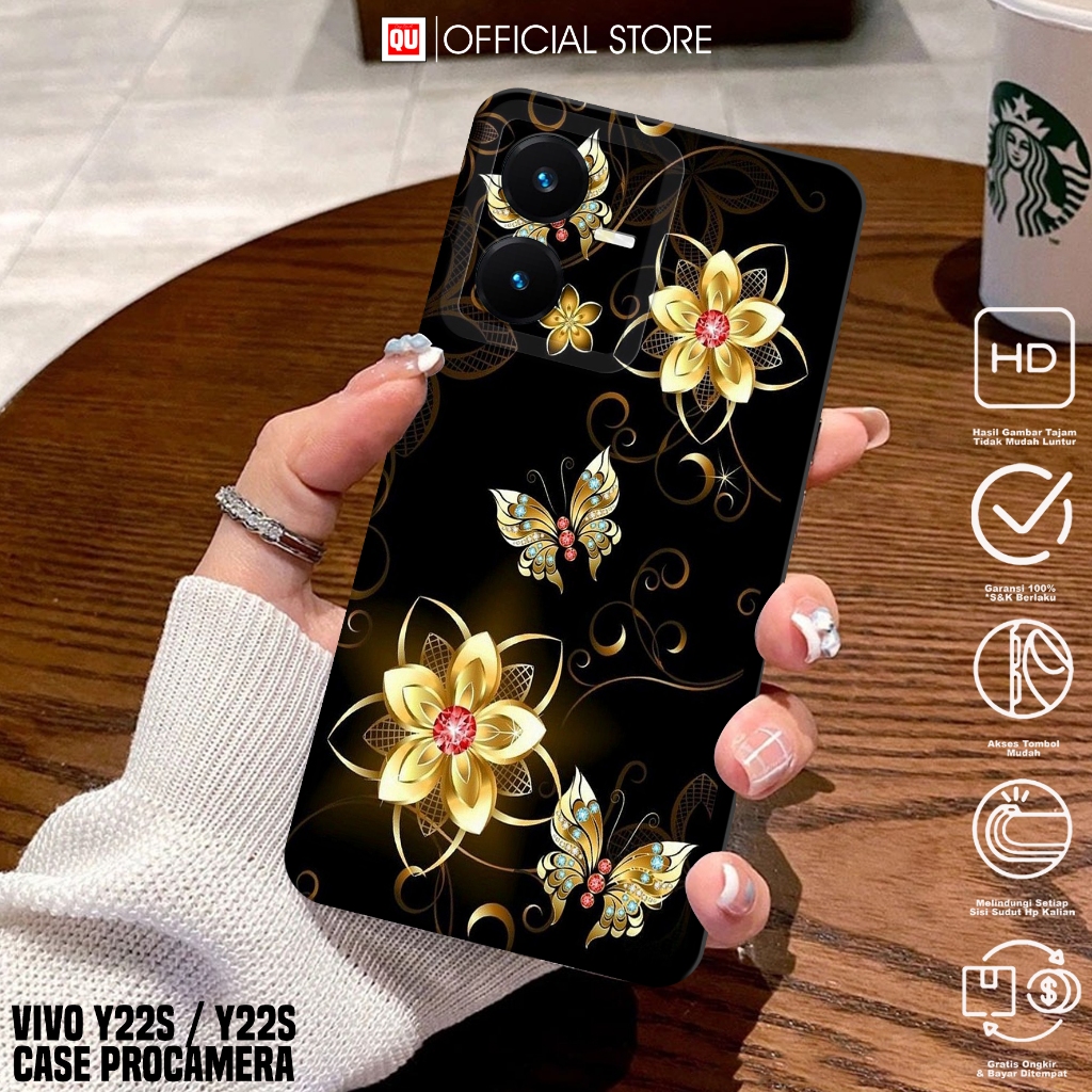Case Vivo Y22/Vivo Y22S - Casing Vivo Y22/Vivo Y22S Motif KP - Softcase Hp Vivo Y22/Y22S - Silikon H