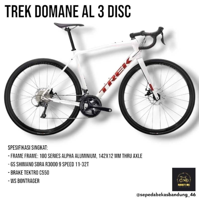Roadbike/Sepeda Balap TREK Domane AL 3 Disc NEW