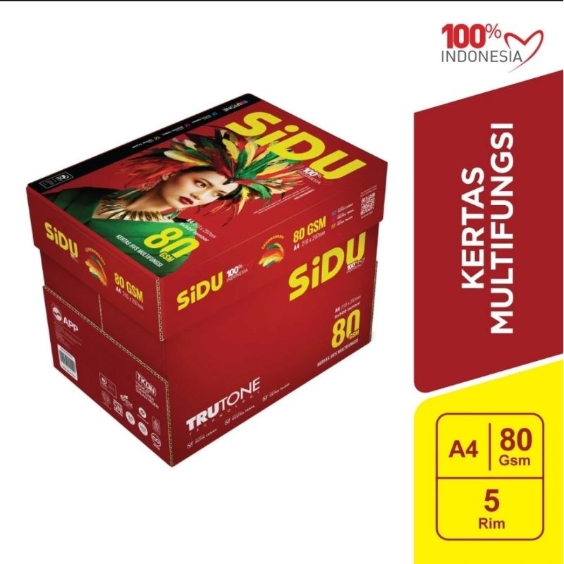 

(DUS/5RIM) Kertas HVS A4 80 Gsm SIDU