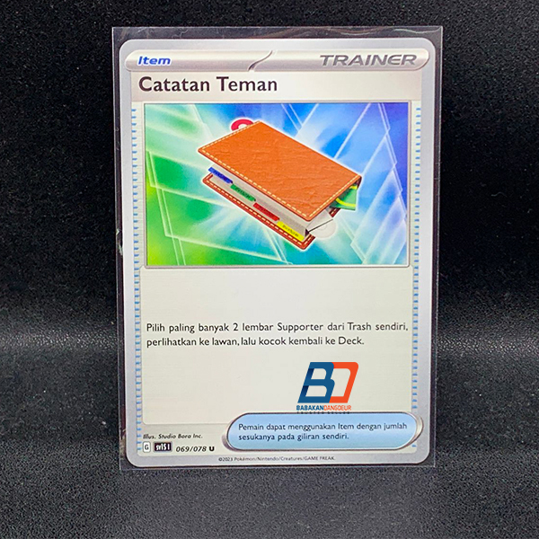 Kartu Pokemon Trainer Catatan Teman TCG Indonesia