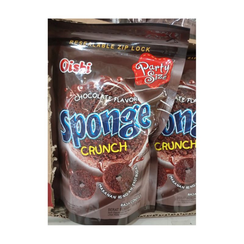 

OISHI SPONGE CRUNCH RASA COKELAT 100GR ISI 1 PCS