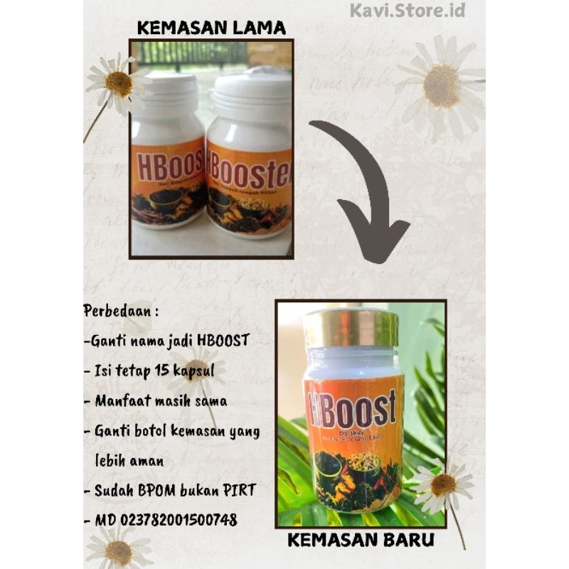 HBOOST // HBOOSTER // HERBAL BOOSTER // KAPSUL PELANGSING // PELANGSING ALAMI // PELANGSING HERBAL /