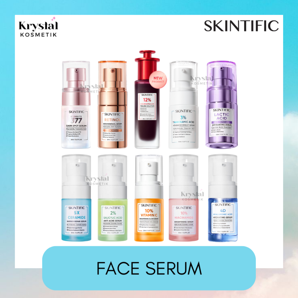 SKINTIFIC Face Serum | SKINTIFIC 12% AHA BHA PHA LHA Peeling Solution