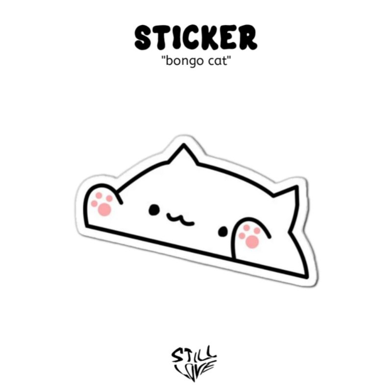 

Bisa COD|cat bongo|stiker tumblr|stiker laptop|stiker aesthetic|stiker helm|stiker case