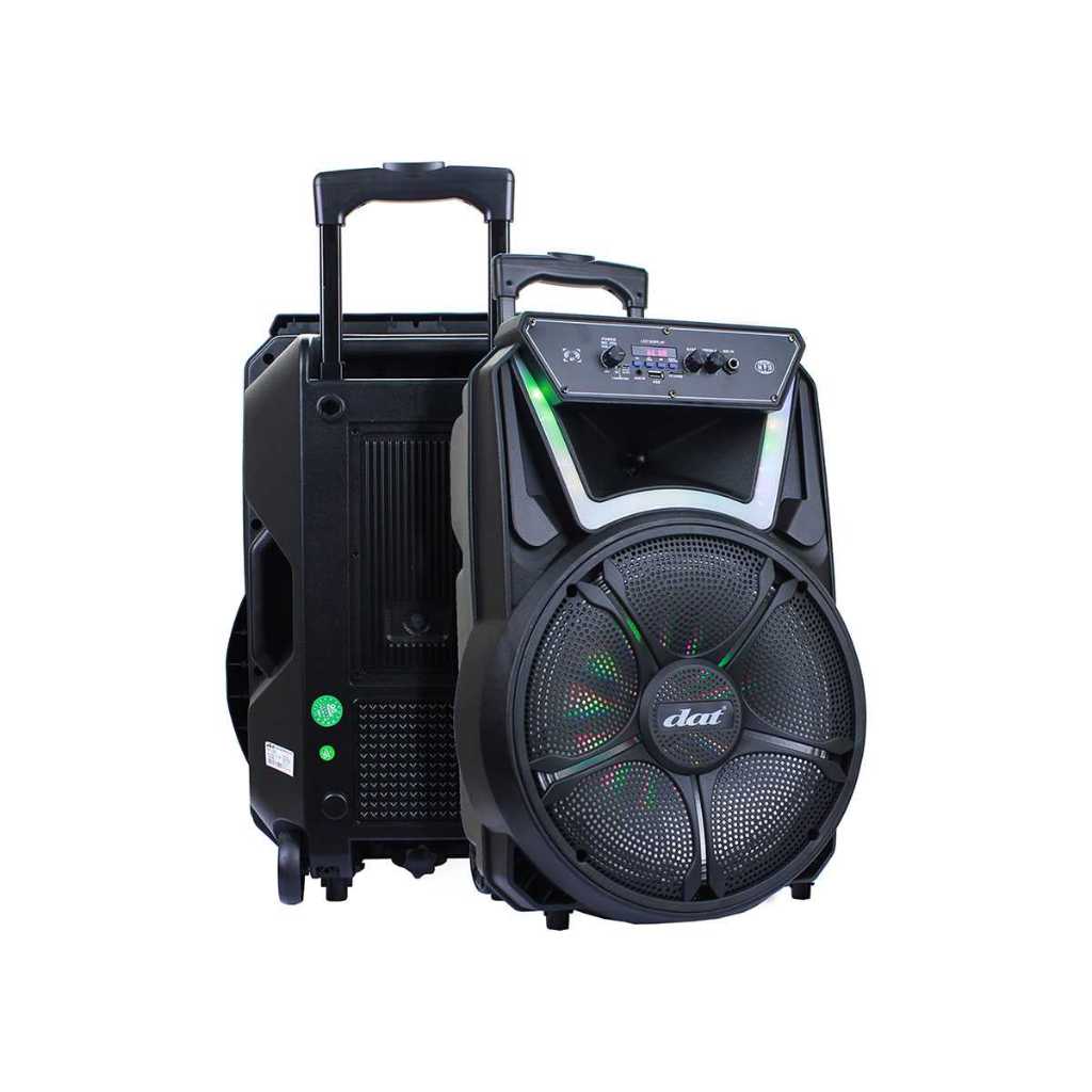 SPEAKER SEPIKER AKTIF 12 INCH DAT DT 1202 PORTABLE BLUETOOTH ORIGINAL