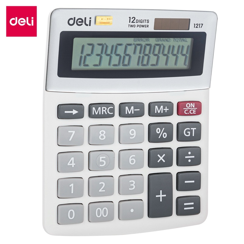 

Deli kalkulator 1217 Deli Desktop Calculator 12 digits white