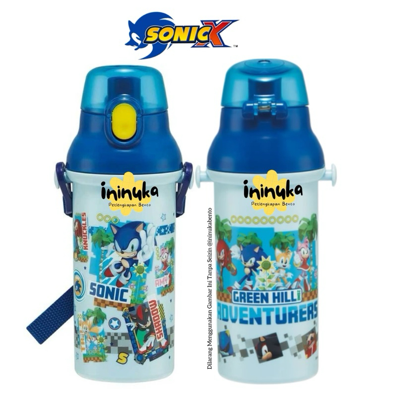 [Skater] Botol Minum Sonic The Hedgehog Jepang