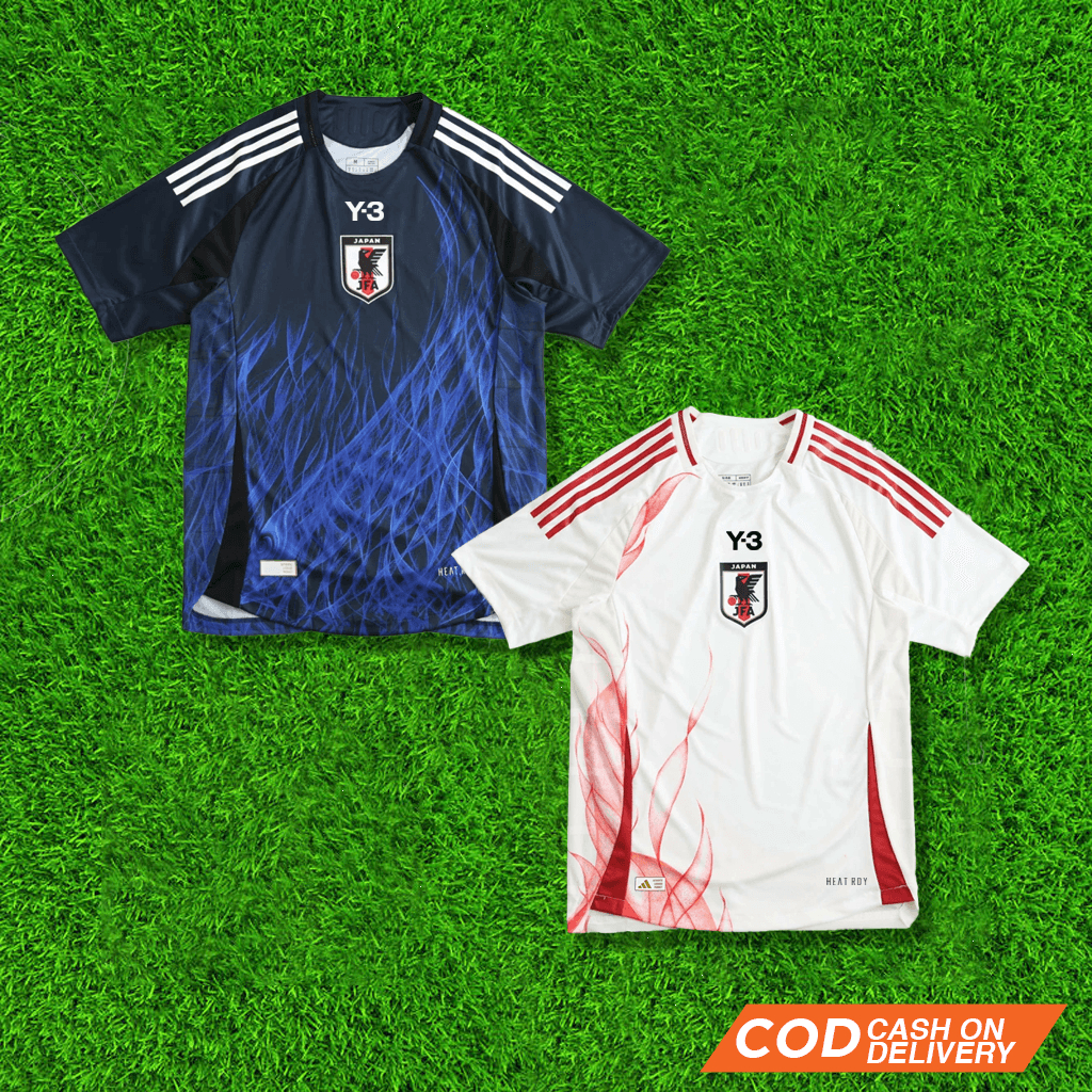 JERSEY TIMNAS JEPANG HOME AWAY Y3 2024 PLAYER ISSUE JERSEY JAPAN JERSEY BOLA BAJU BOLA JERSEY JEPANG