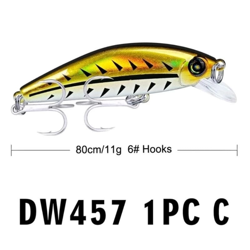 MINNOW 8CM 11GR UMPAN PANCING MINNOW PROBEROS