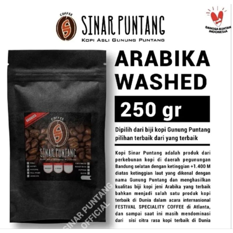 

KOPI PUNTANG ARABIKA FULL WASHED (250 gr)