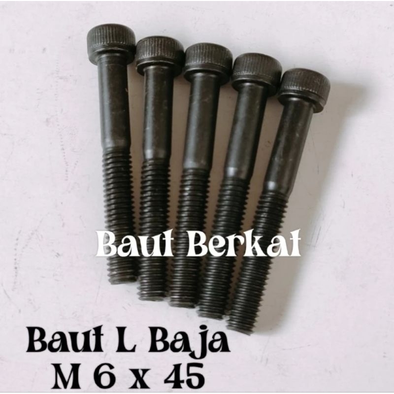 baut L baja m6x45 kunci L5 baut L baja 6x45 baut baja m6x45 baut baja 6x45 baut L 6x45 Baut L M6x45 