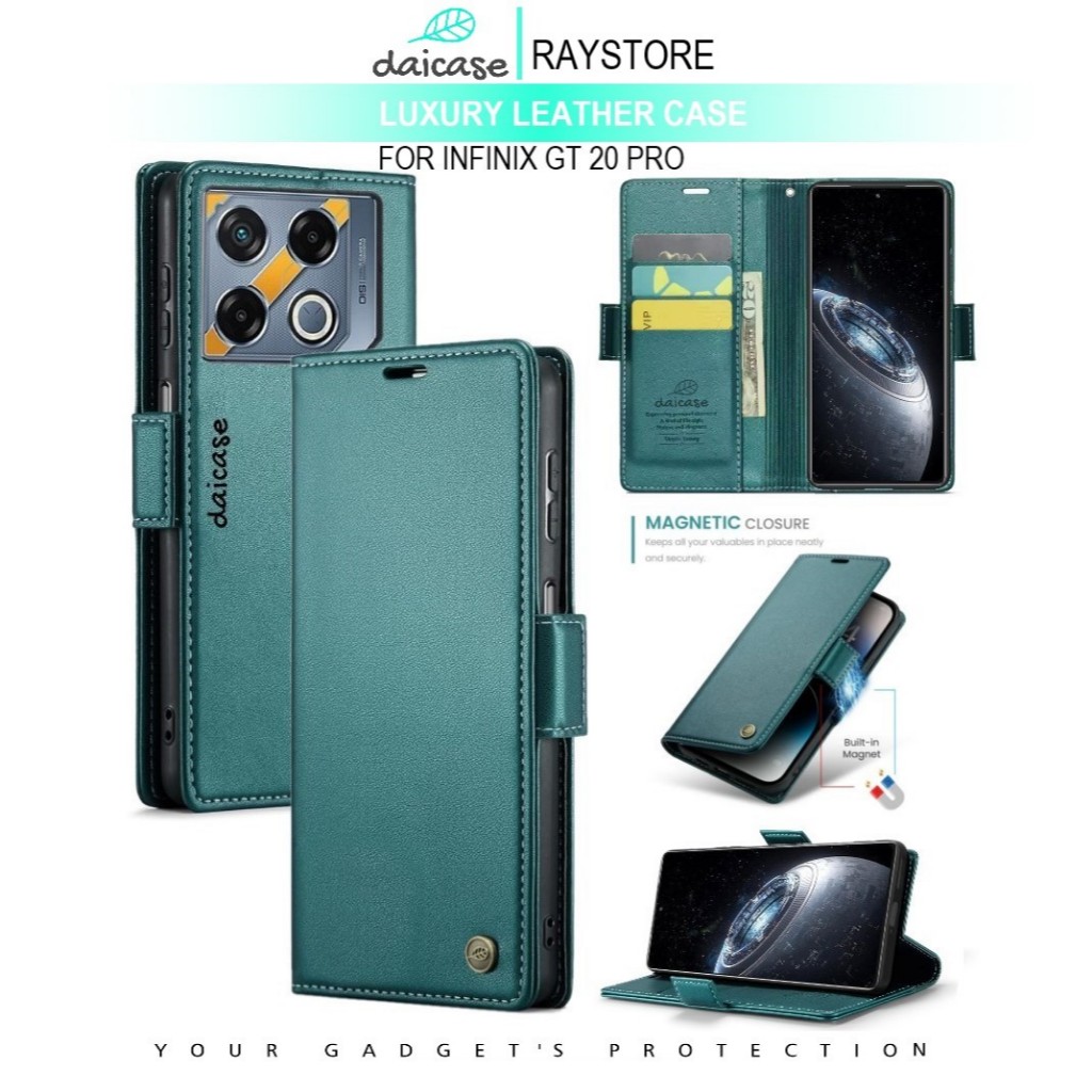 INFINIX GT 20 PRO FLIP LEATHER CASE PREMIUM-FLIP WALLET CASE UNTUK INFINIX GT 20 PRO