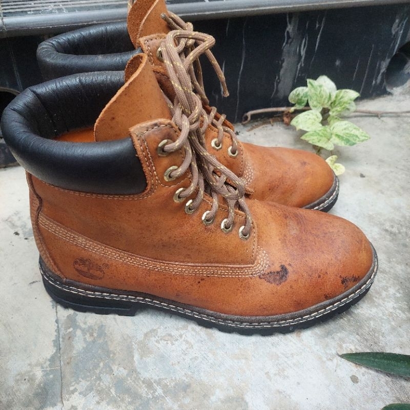 sepatu boots second merk timberland size 43(28cm)