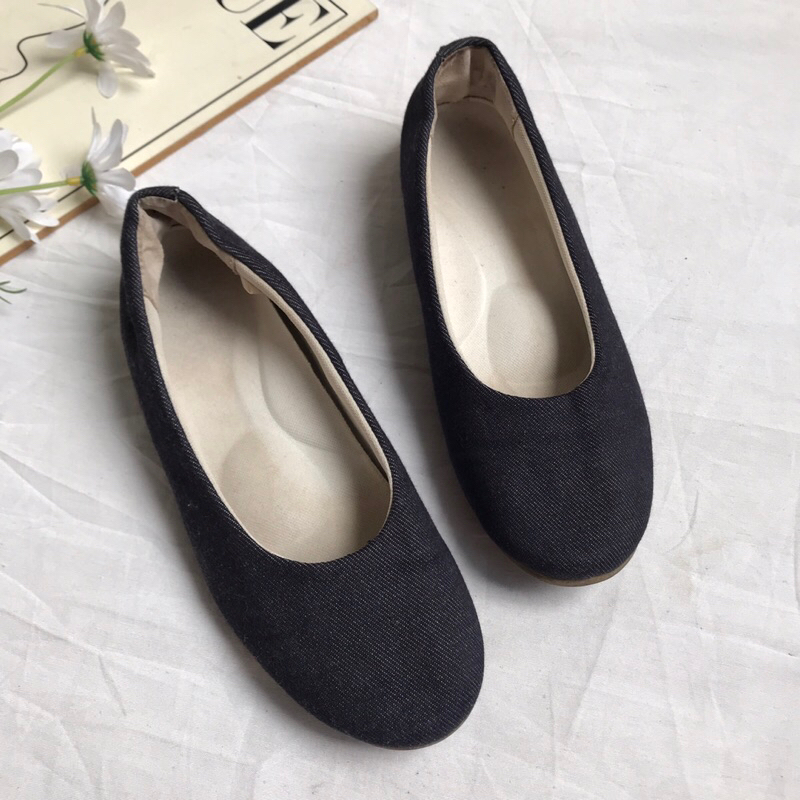 MUJI denim flat shoes - 669