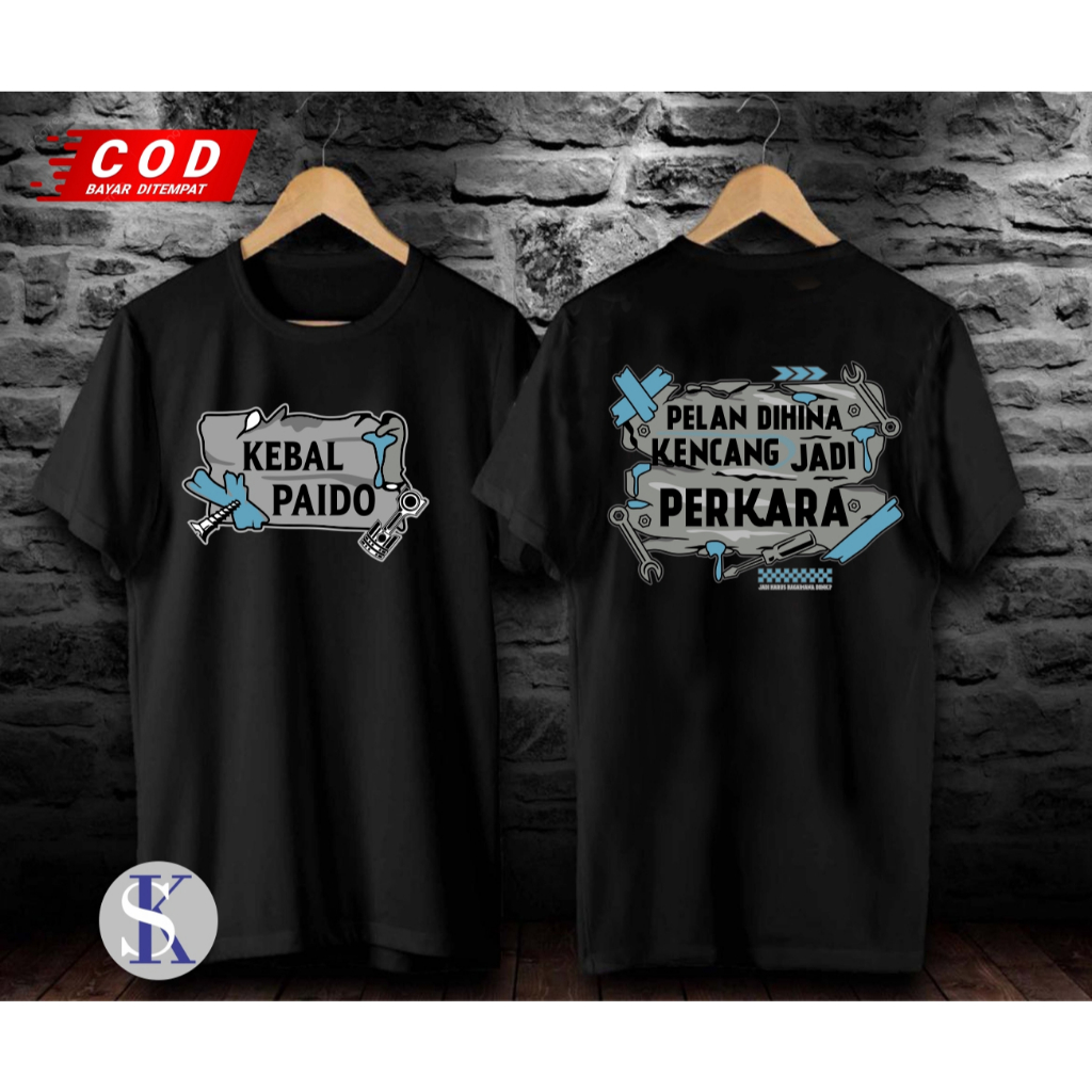 PERKARA, PAKAIAN PRIA ATASAN T-SHIRT KAOS GAMBAR DAN KATA LUCU.