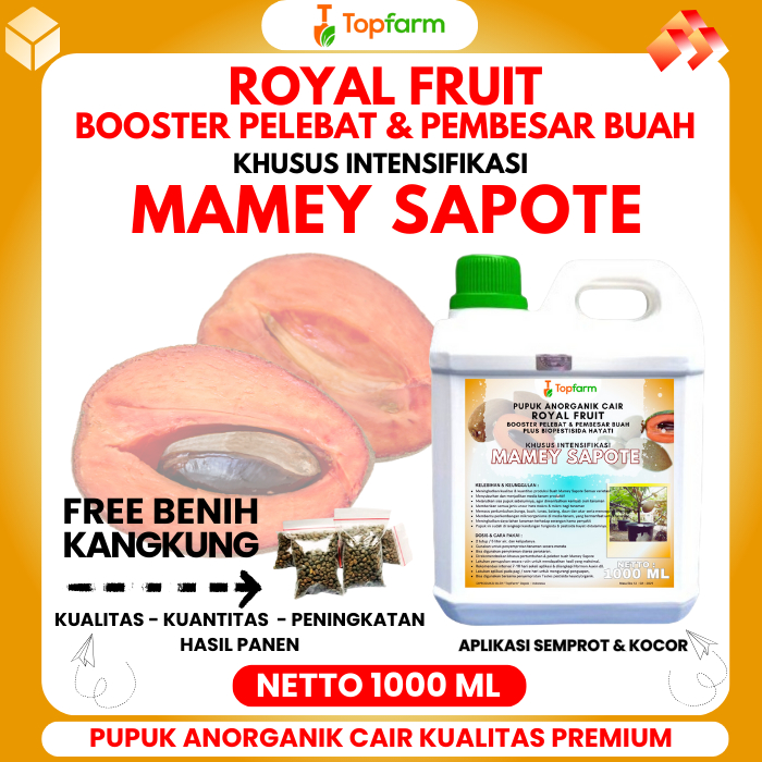 Pupuk Topfarm / Pupuk Khusus Buah Mamey Sapote / Pupuk Mamey Sapote Terbaik / Pupuk Sawo Mamey Sapot