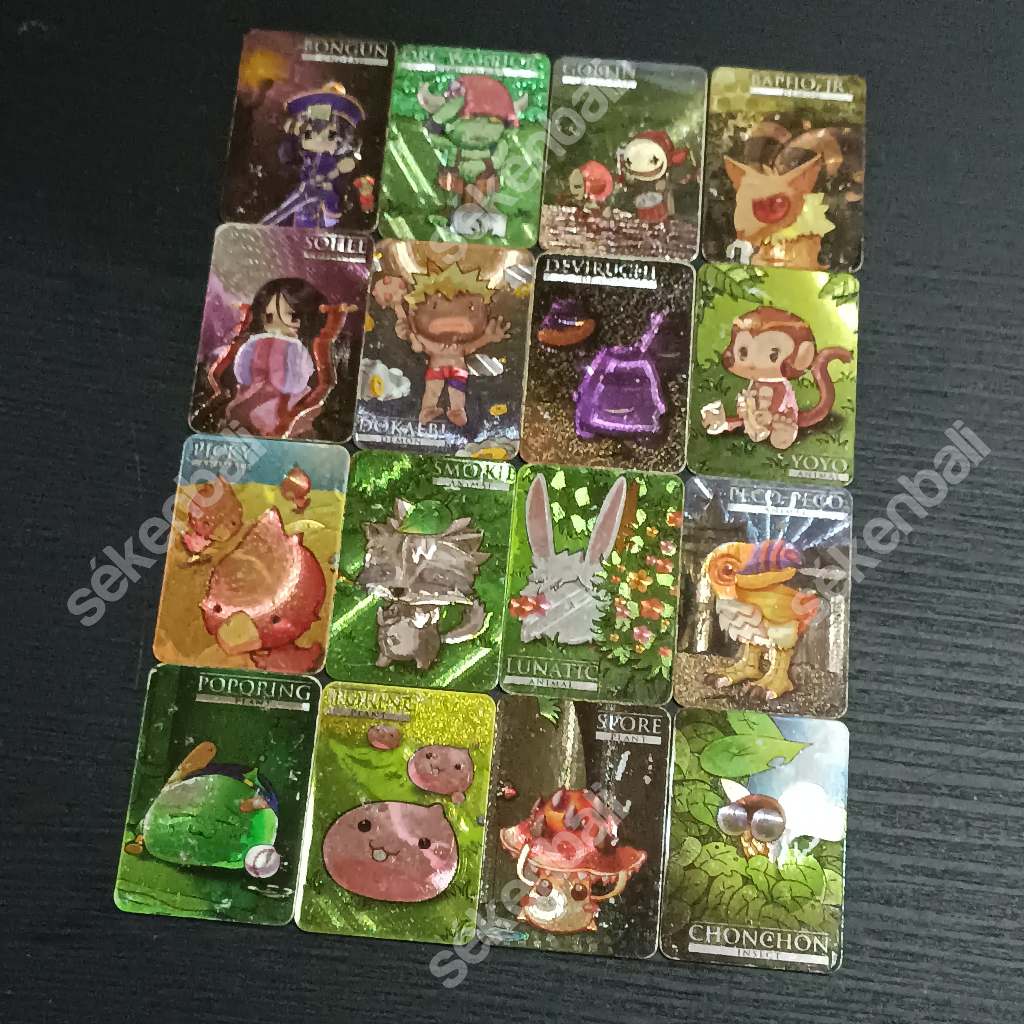 (p.2) Kartu Ragnarok Fighting Card Chiki 2004 - Tazos Ragnarok Card - Kolektor Tazos - Tazos Jadul