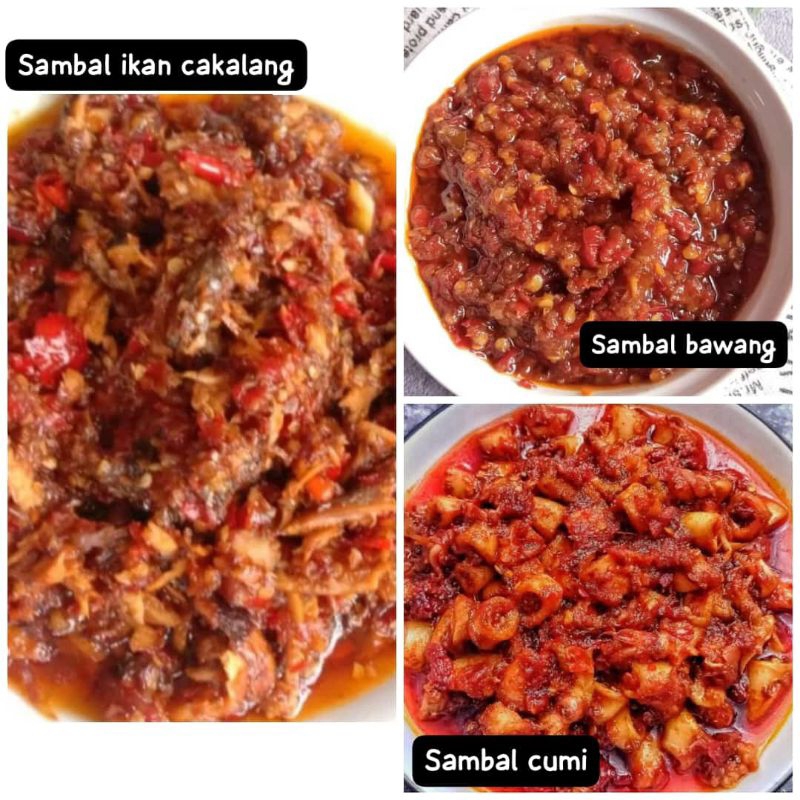 

Sambal cumi sambel cakalang pedas bawang 200ml homemade