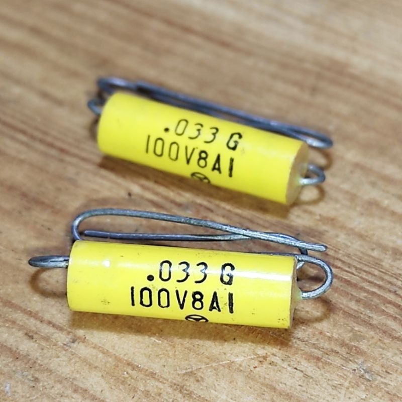 Kapasitor 0.033uf Kuning Tone Gitar 33nf 333