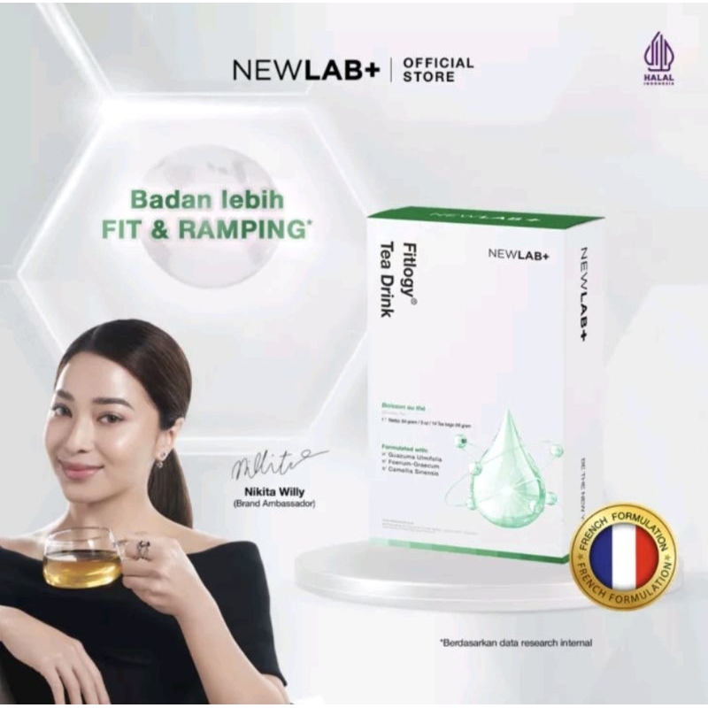 

NEWLAB Fitlogy Tea Drink | Teh Diet | Minuman Pelangsing | Teh Detox