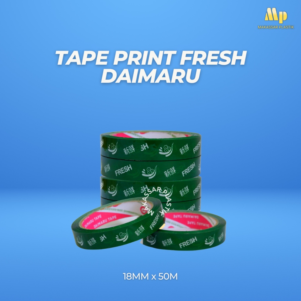 

TAPE OPP PRINT FRESH DAIMARU / LAKBAN DAIMARU / ISOLASI SAYURAN