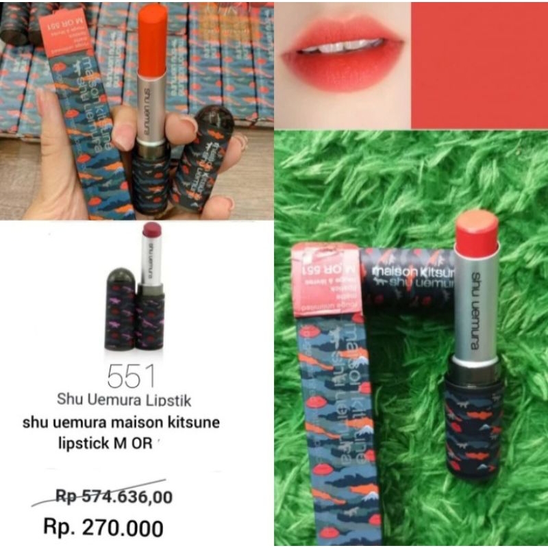 Shu Uemura Maison Kitsune Matte Lipstick M OR 551