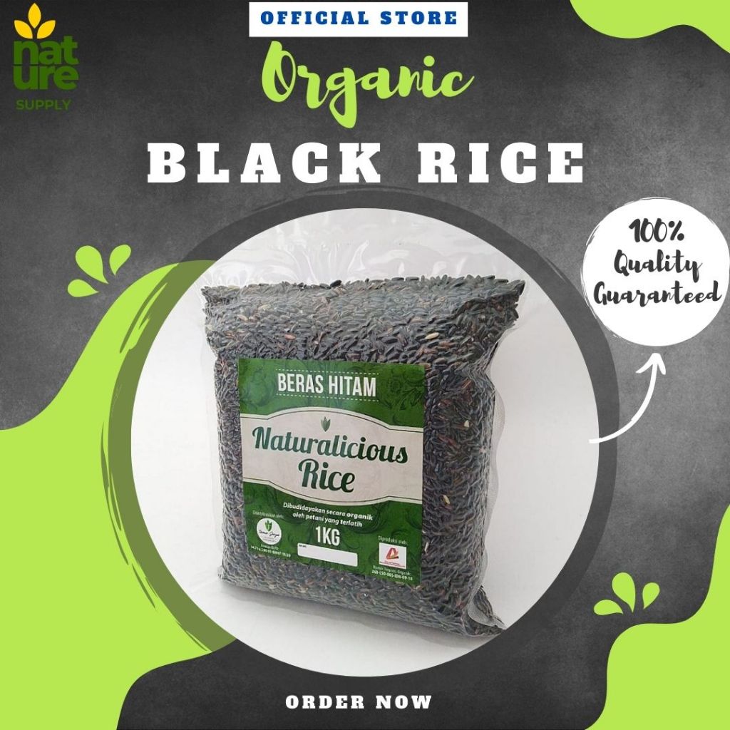 

Beras Organik Hitam Pulen Diet Sehat Bebas Pestisida