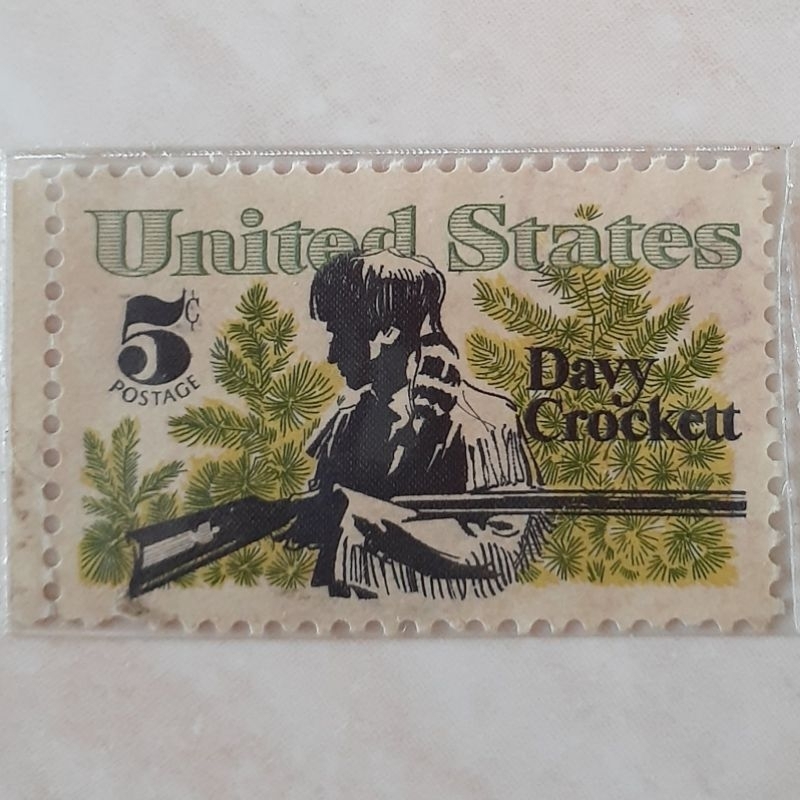 

Perangko USA Davy Crockett (1786-1836) Commemoration (Davy Crockett and Scrub Pine) Tahun 1967