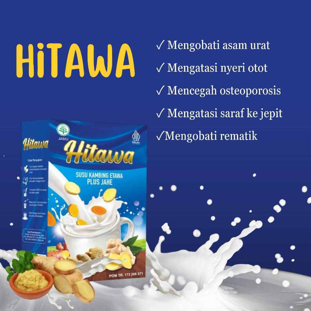 

SUSU HITAWA PLUS HERBAL JAHE UNTUK TULANG 100% ORIGINAL