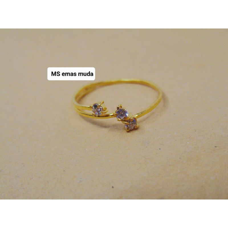 Cincin Emas Muda/ Cincin Wanita Emas Muda