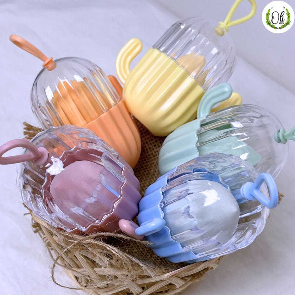 Spons Beauty Blender Wadah Bentuk Kaktus / Sponge Make Up With Case Bentuk Kaktus