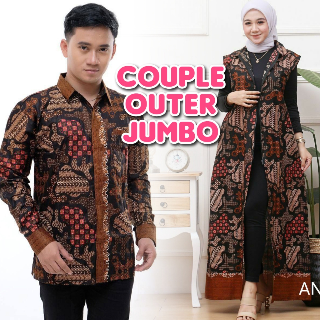 [ BISA COD/BAYAR DITEMPAT ] COUPLE JUMBO / COUPLE BATIK / OUTER JUMBO / COUPLE OUTER JUMBO / OUTER B
