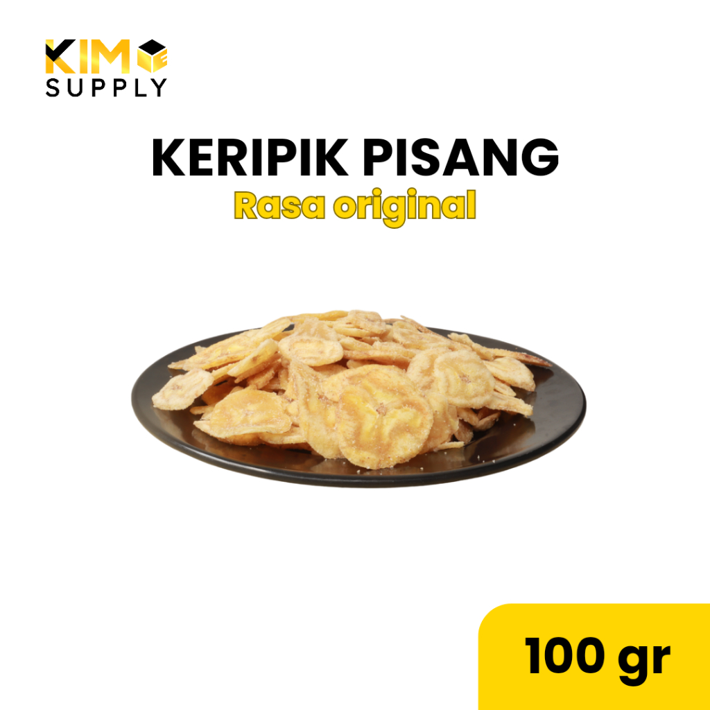 

KERIPIK PISANG ORIGINAL (100 GR) cemilan snack kekinian viral termurah terlaris