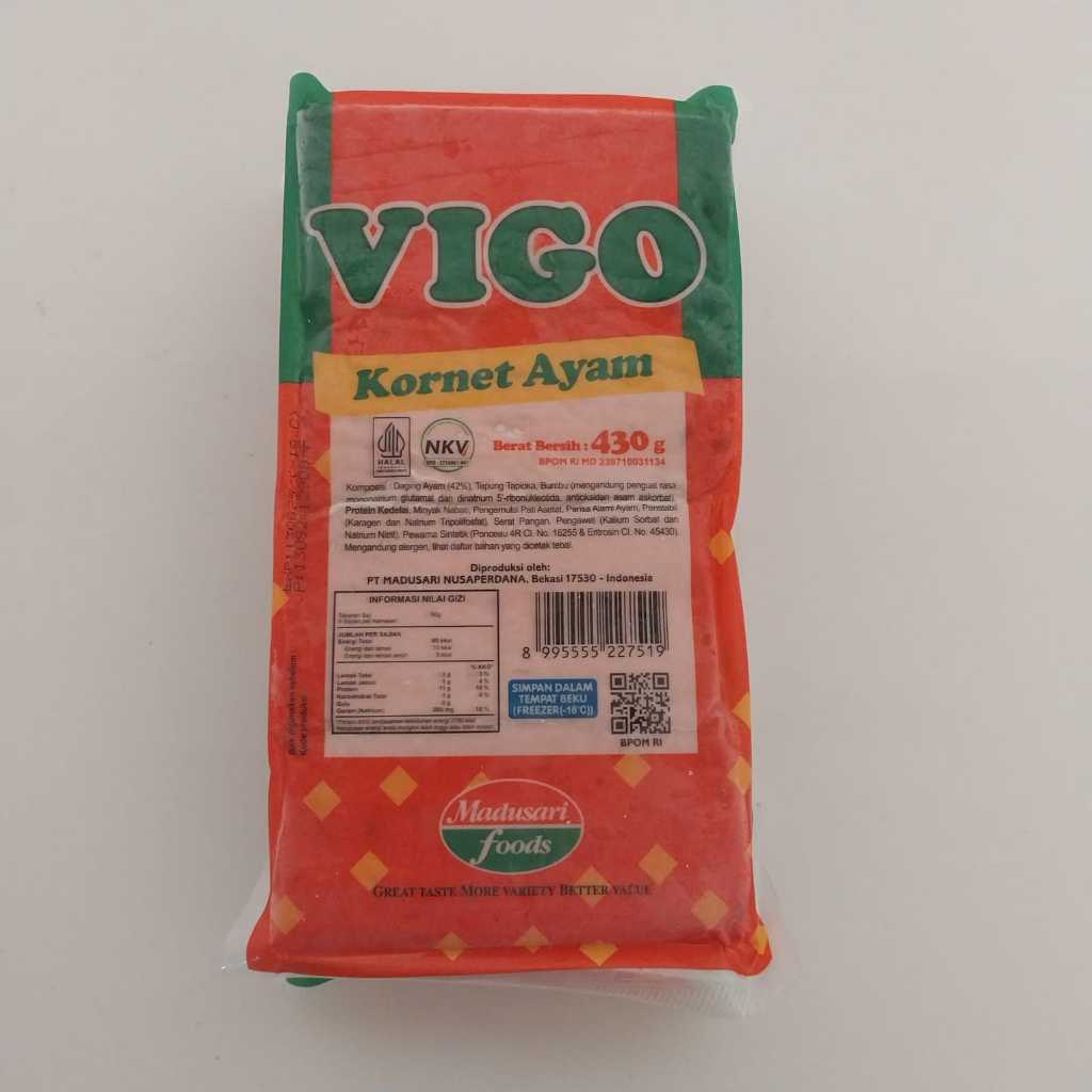 

Vigo Kornet Ayam 430 gr isi 4 pcs