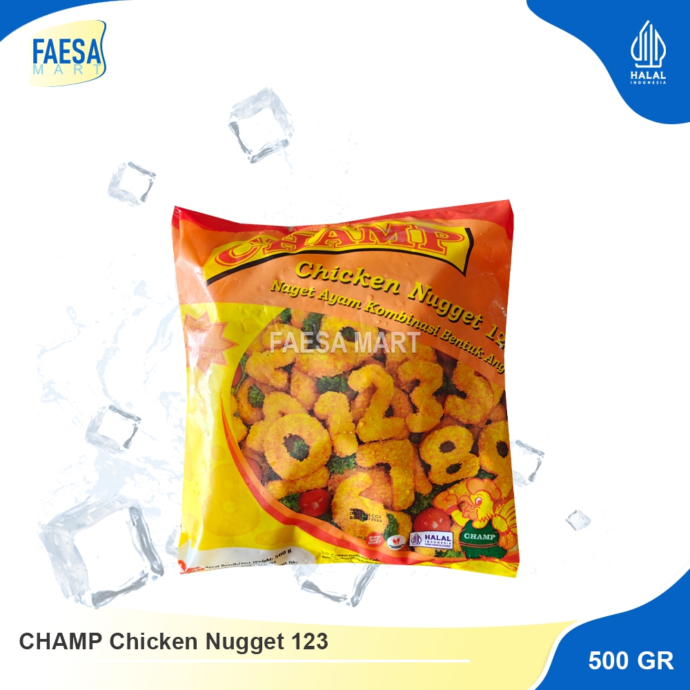 

CHAMP Chicken Nugget 123 500gr