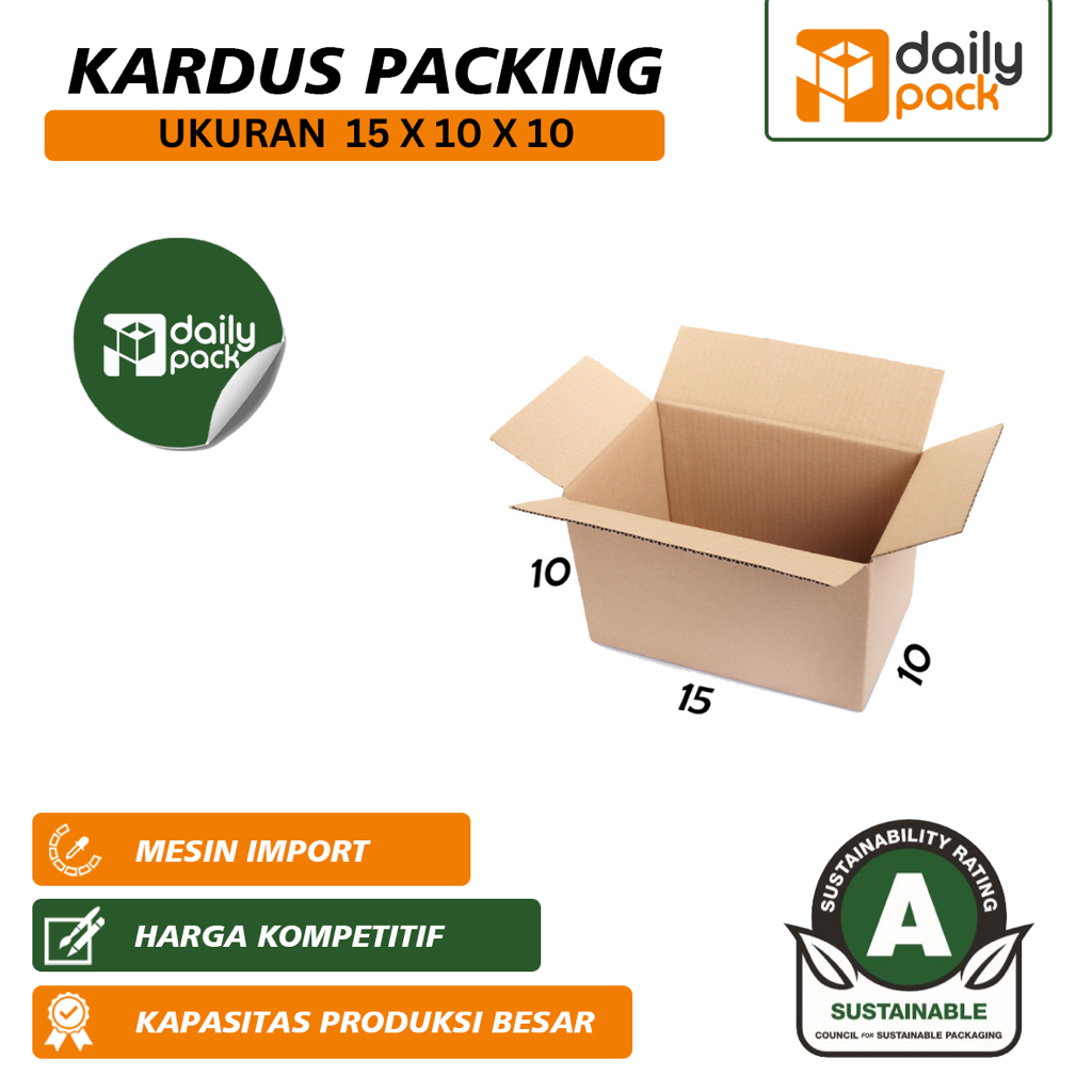 

DAILY Kardus Multipacking Sebaguna Uk 15 X 10 X 10