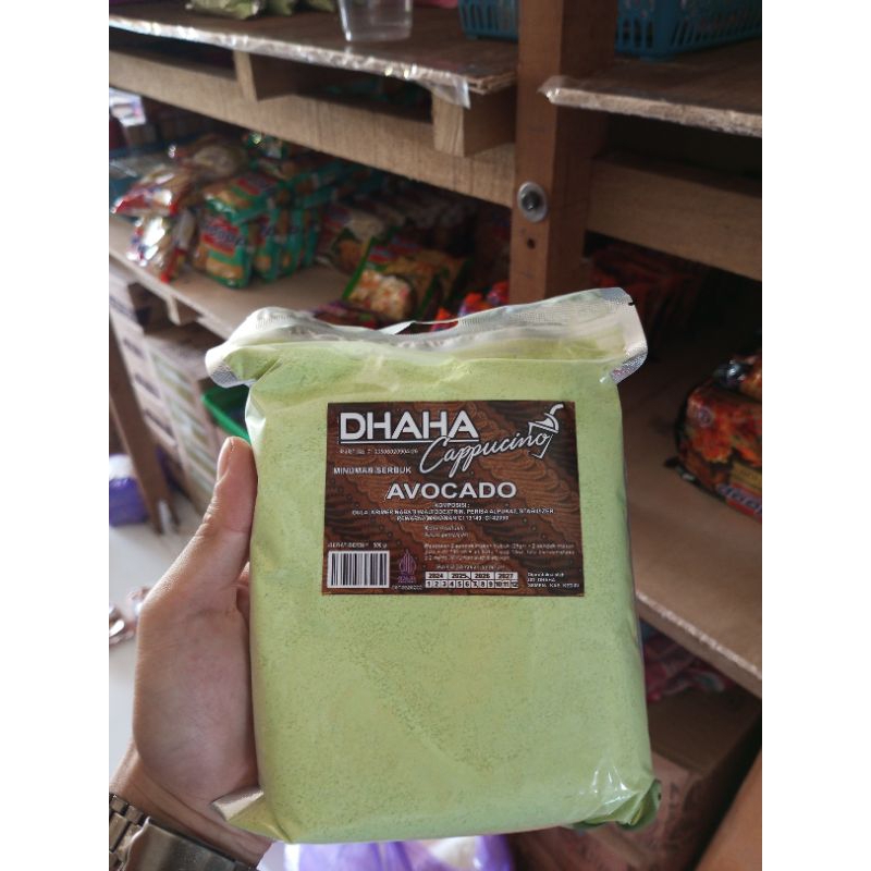 

Bubukminuman rasa Avocado Merek Dhaha/500grm