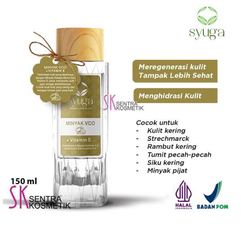 

MINYAK VCO SYURGA 150ml 250ml