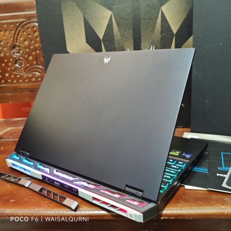 Acer Predator Helios 16 2023 i9 13900HX RTX 4070 laptop gaming editing render arsitek x rog loq