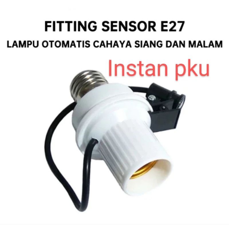 Fitting sensor cahaya/fitting lampu sensor