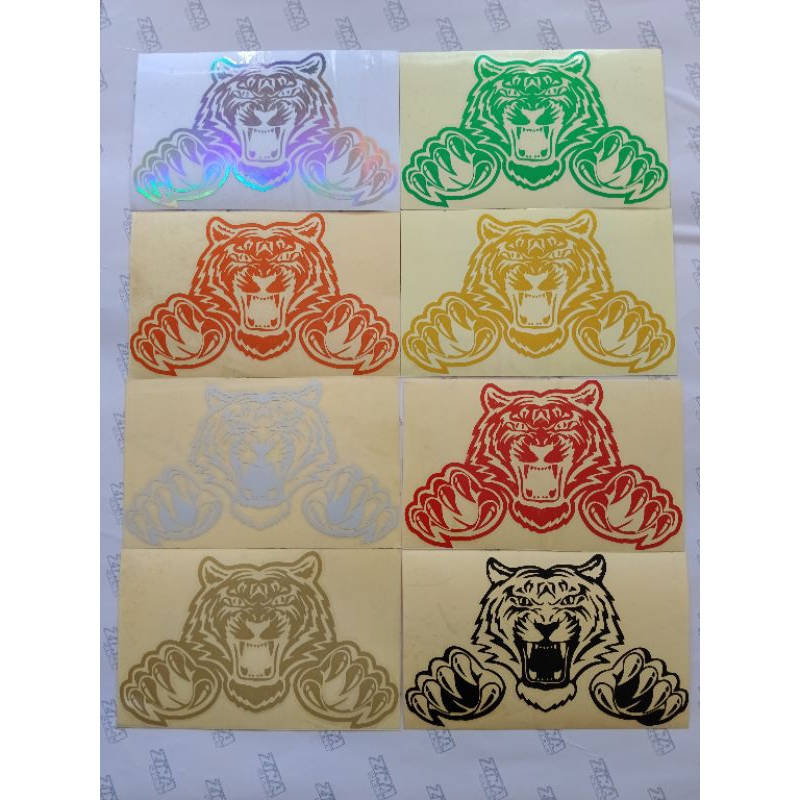 stiker harimau macan cutting sticker motor