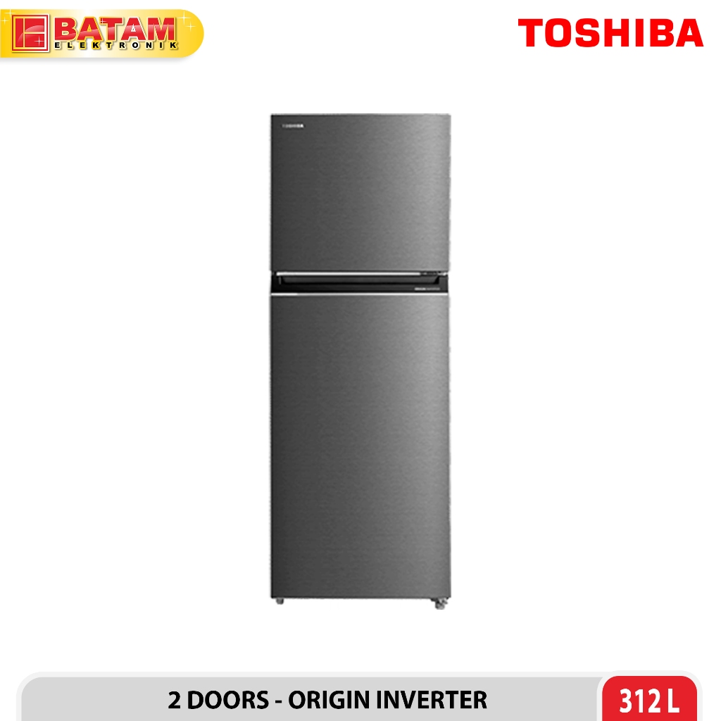 TOSHIBA KULKAS 2 PINTU 312 LITER INVERTER - GR-RT412WE