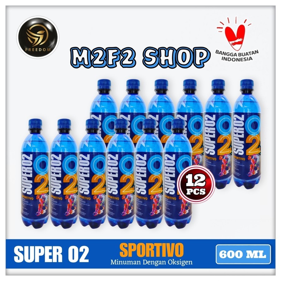

Air De Mineral Oksigen Super O2 Sportivo Botol Pet - 600 ml (Kemasan 12 Pcs)