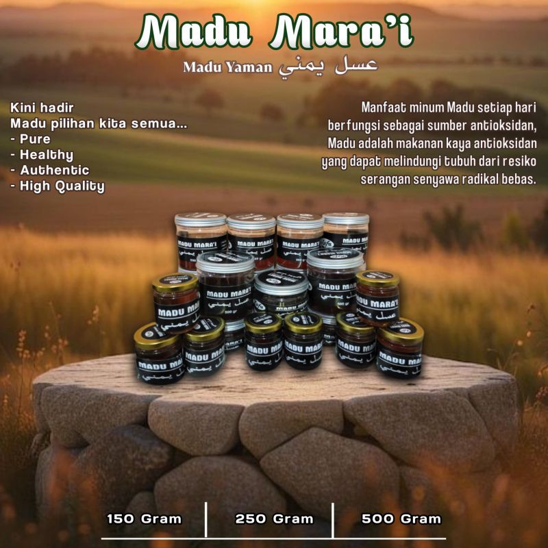 

madu mara'i asli madu yaman (kaffa)