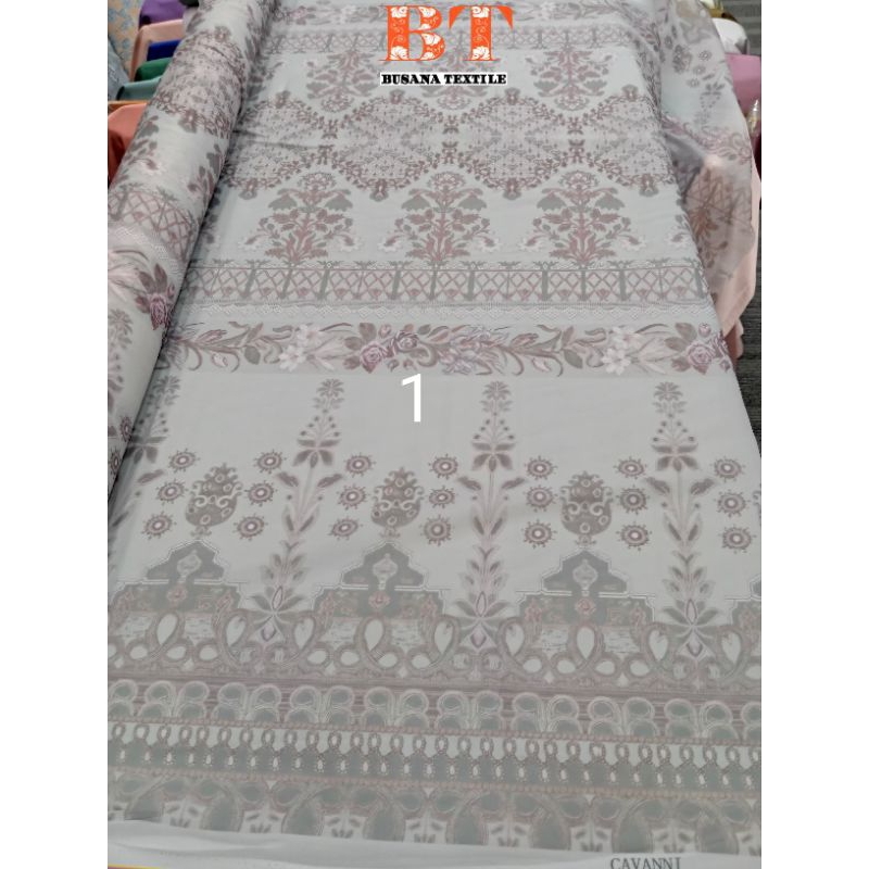 kain organza print || harga per setengah mtr