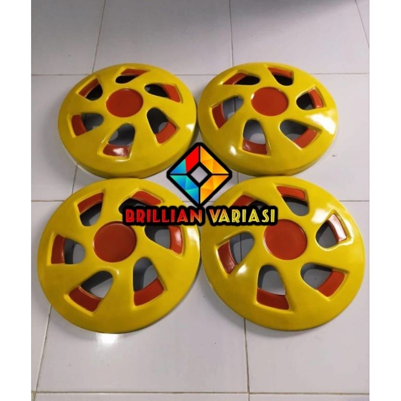 (4biji) Wheeldop Rebecca New gasing bahan fiberglass ring 16