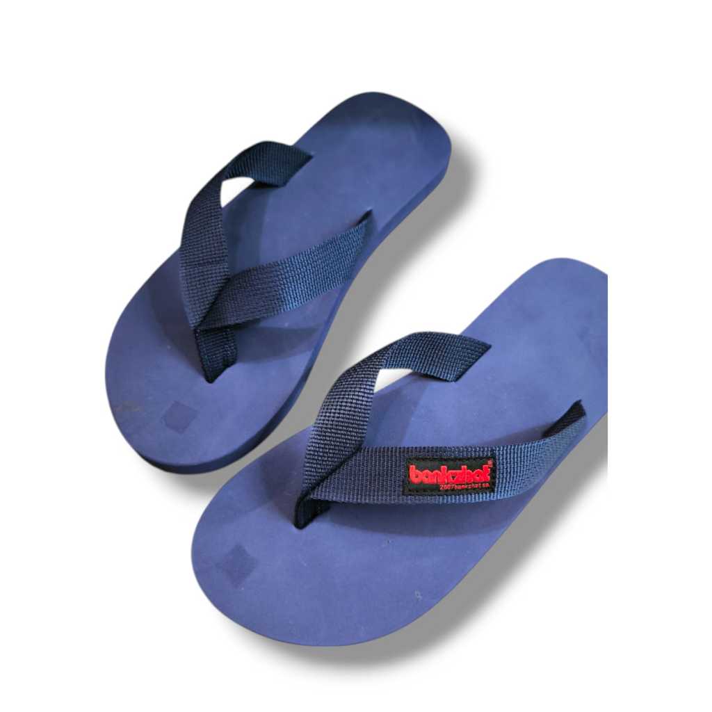 SANDAL JEPIT ABBE BANKZH NAVY ORIGINAL 100% SPON FAILON SUPER