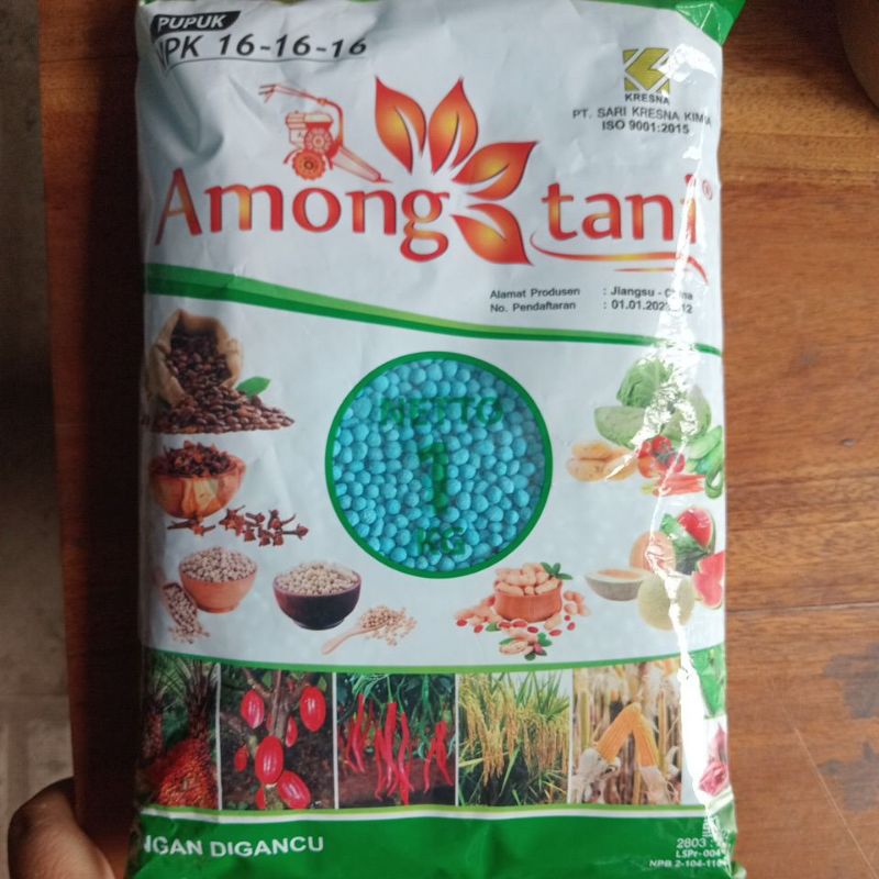 Pupuk AMONG TANI 16-16-16 ORIGINAL / 1KG