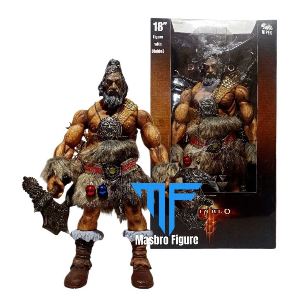 Action Figure Game Diablo 3 Anime Figure Barbarian 18 inch